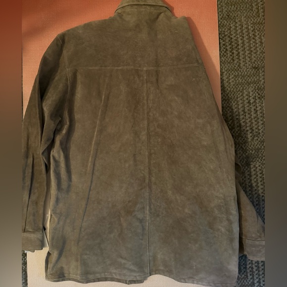 Vintage Liz Claiborne Suede and Leather Jacket Size Medium - Picture 3 of 3